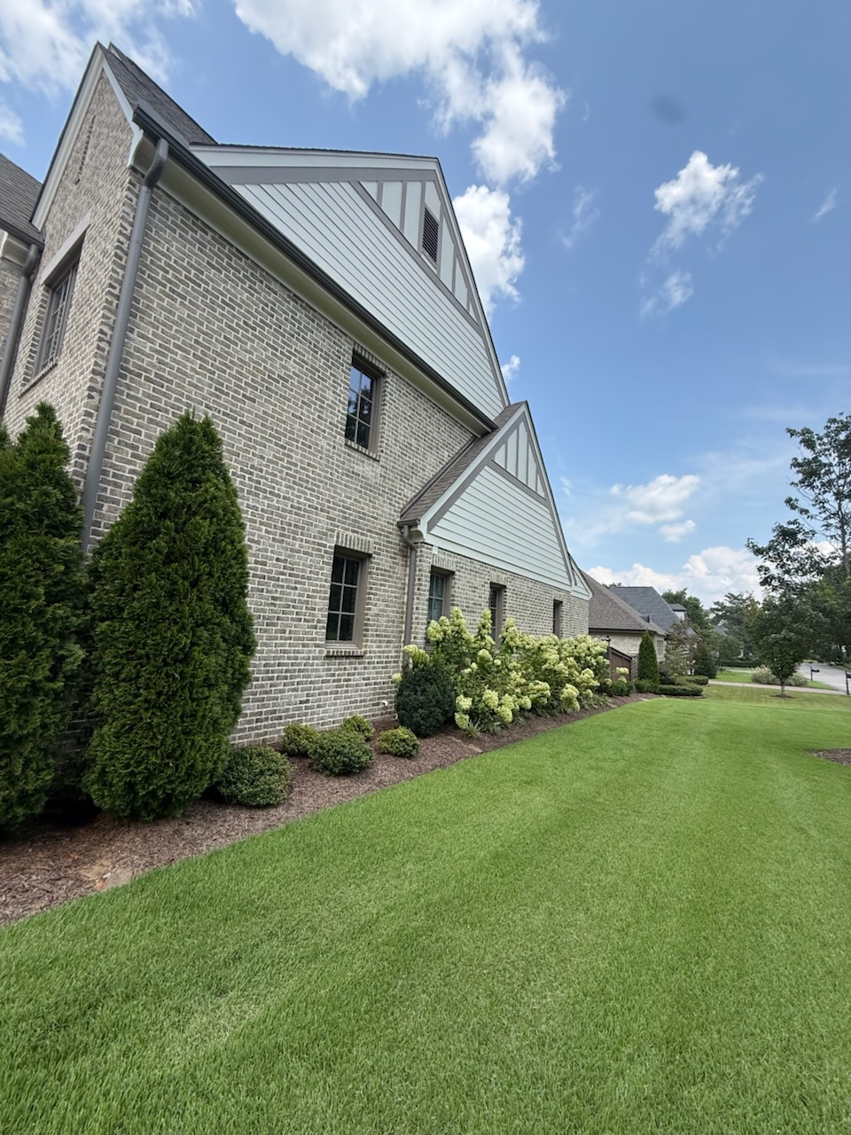 Two-story brick home